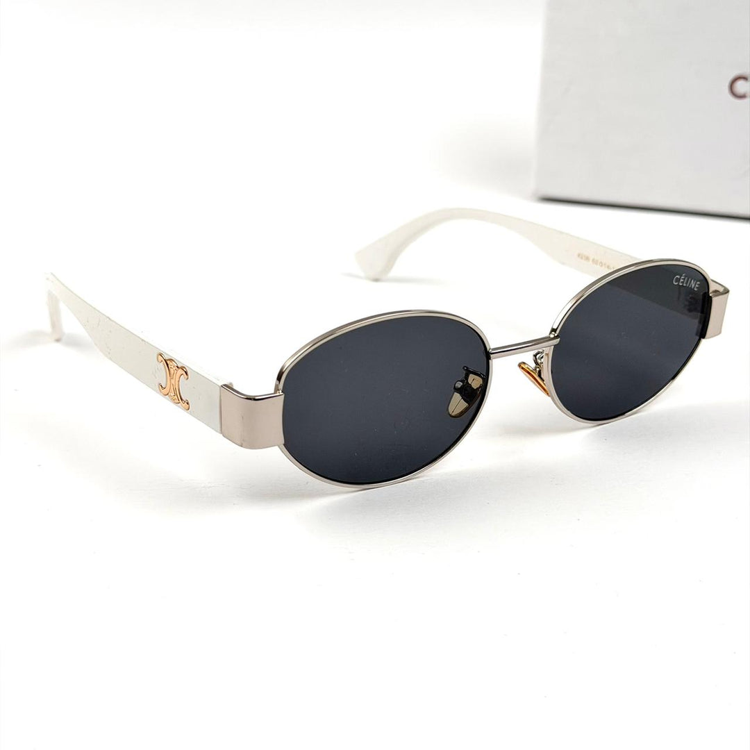 Celine Oval Icon - White - Giiz store