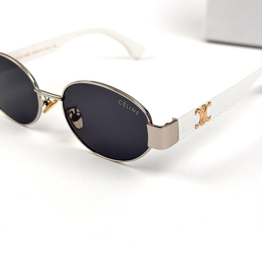 Celine Oval Icon - White - Giiz store