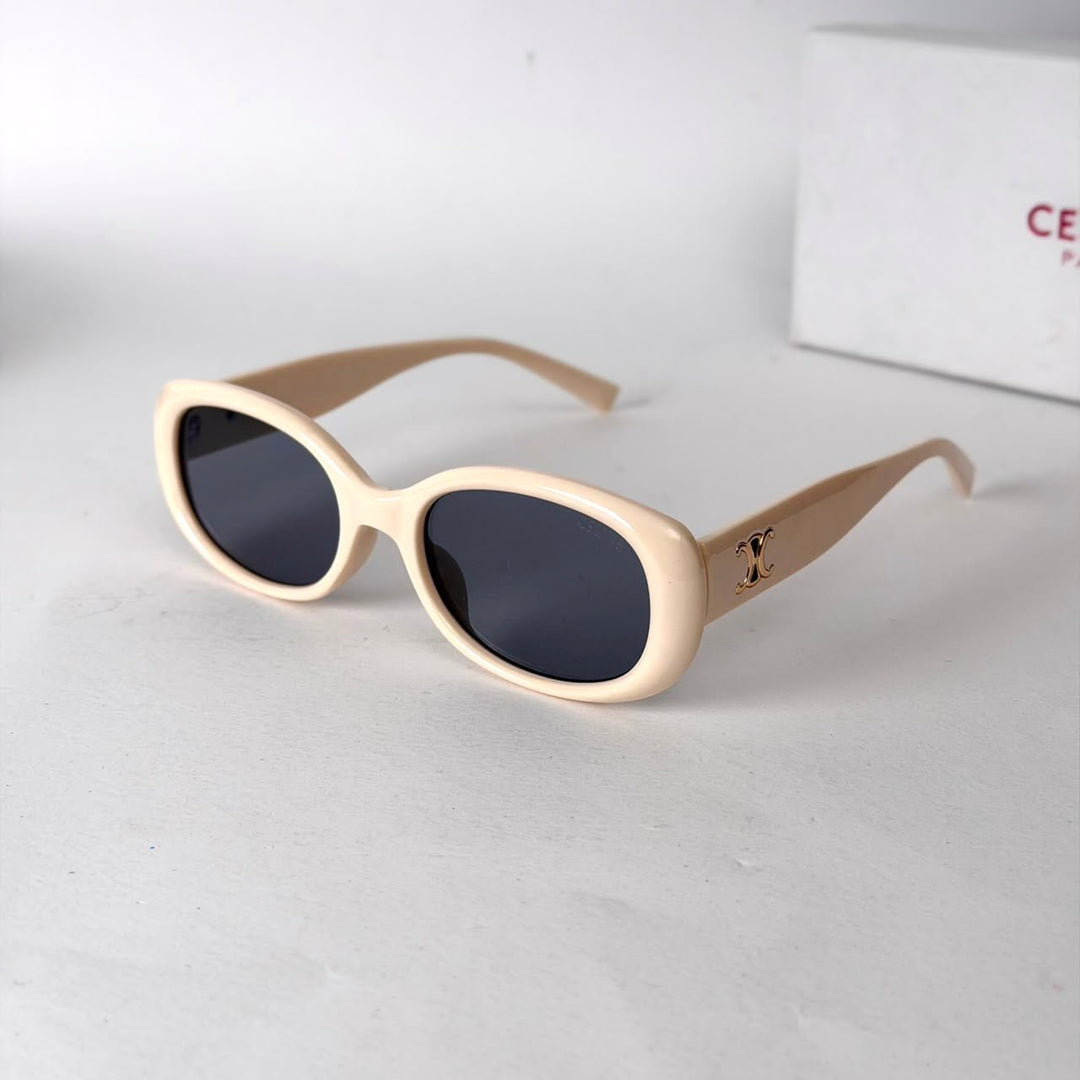 Celine Oval – Ivory Beige - Giiz store