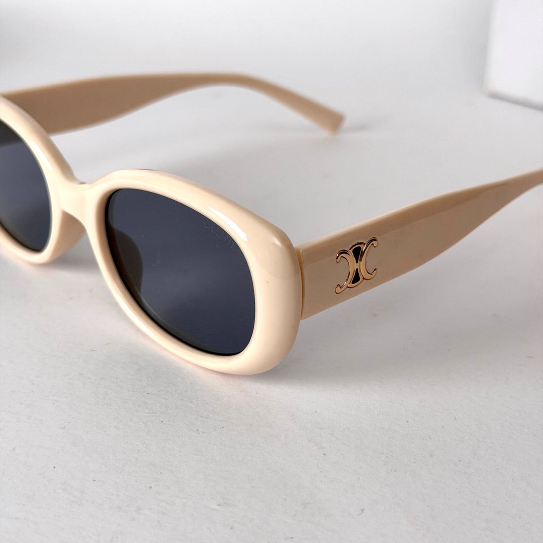 Celine Oval – Ivory Beige - Giiz store