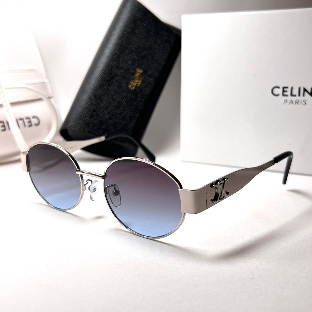 Celine Retro Oval – Blue Gradient - Giiz store
