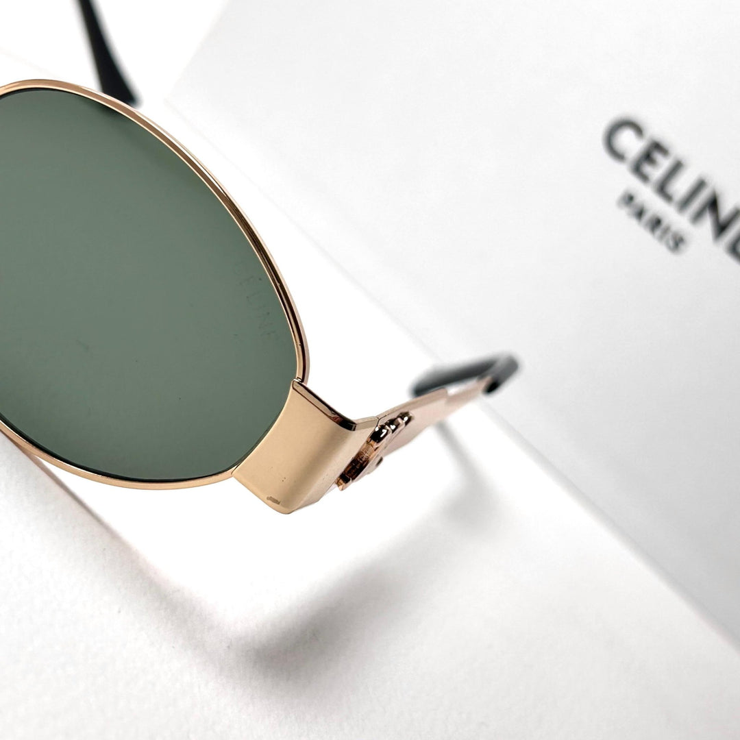 Celine Retro Oval – Oily Green - Giiz store