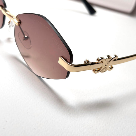 Celine Triumph Rimless - Brown - Giiz store