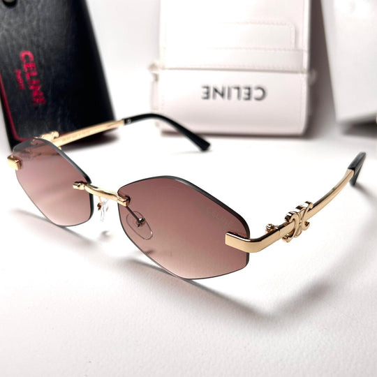 Celine Triumph Rimless - Brown - Giiz store