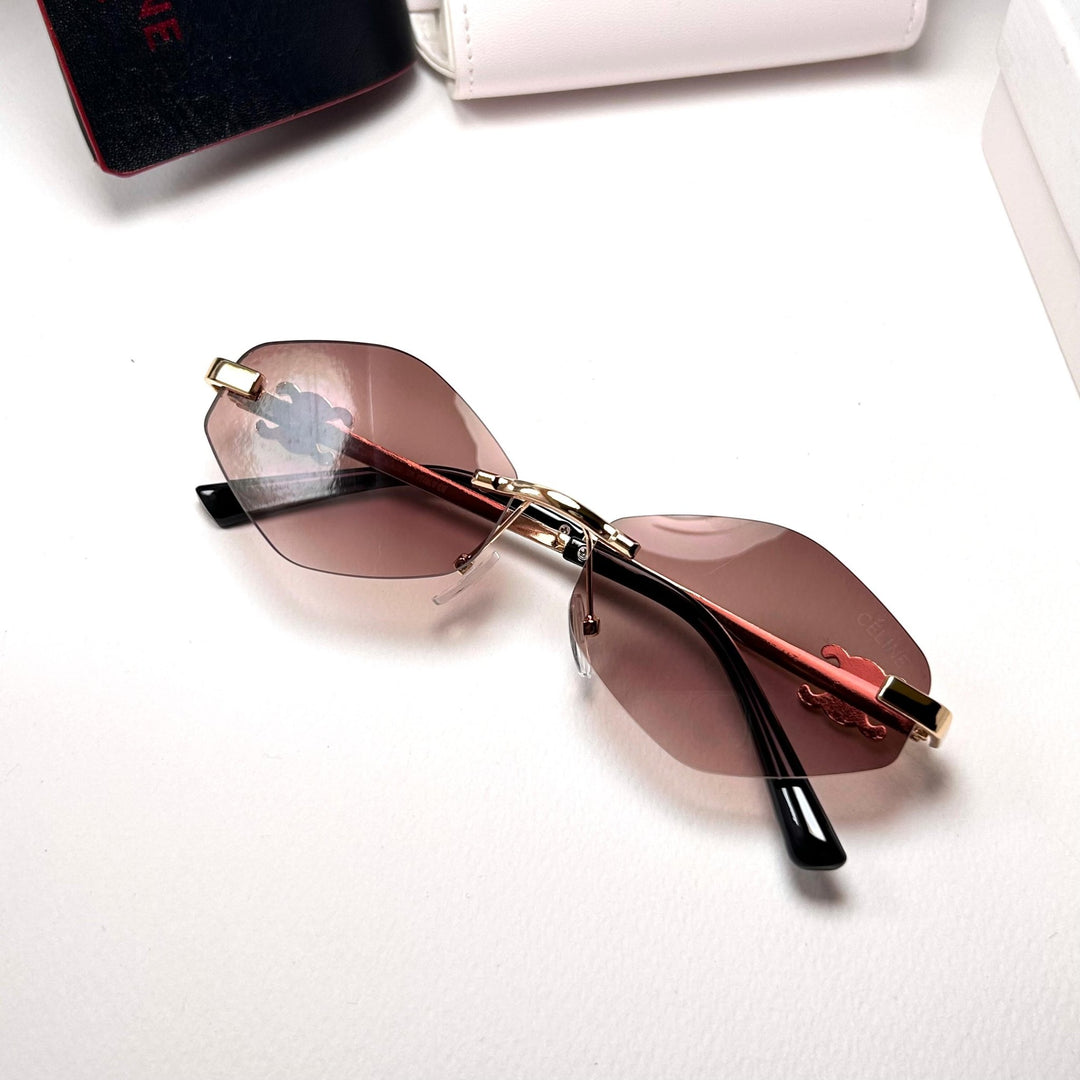 Celine Triumph Rimless - Brown - Giiz store