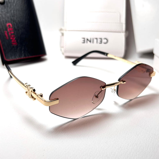 Celine Triumph Rimless - Brown - Giiz store