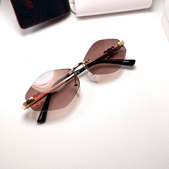 Celine Triumph Rimless - Brown - Giiz store