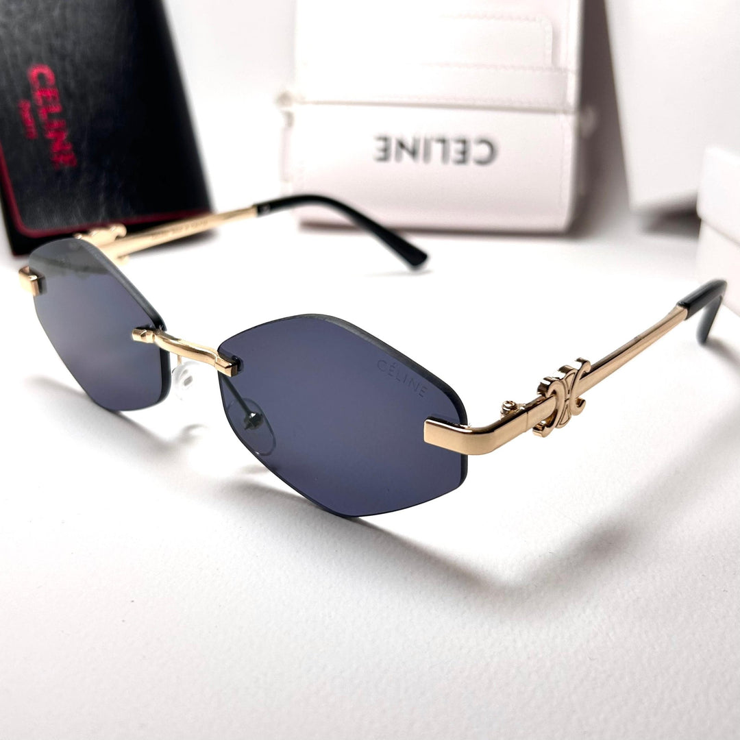 Celine Triumph Rimless – Golden Black - Giiz store