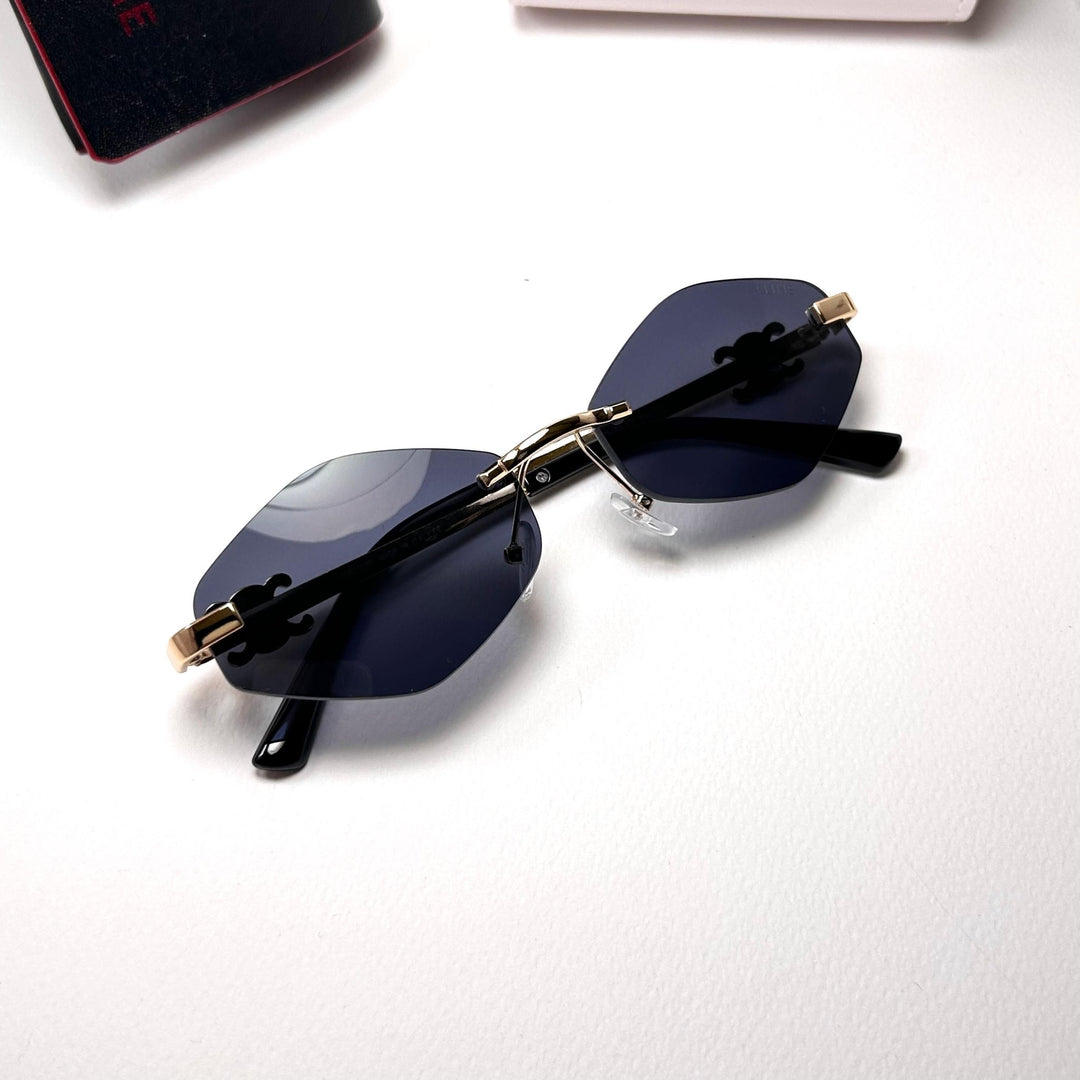 Celine Triumph Rimless – Golden Black - Giiz store