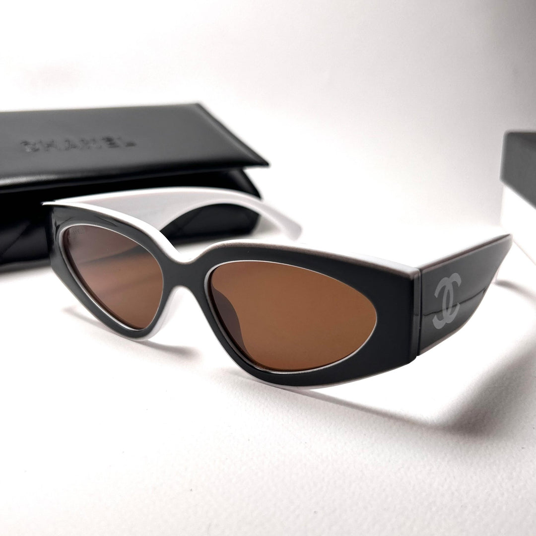 Chanel Cat Eye CH6056 - Brown - Giiz store