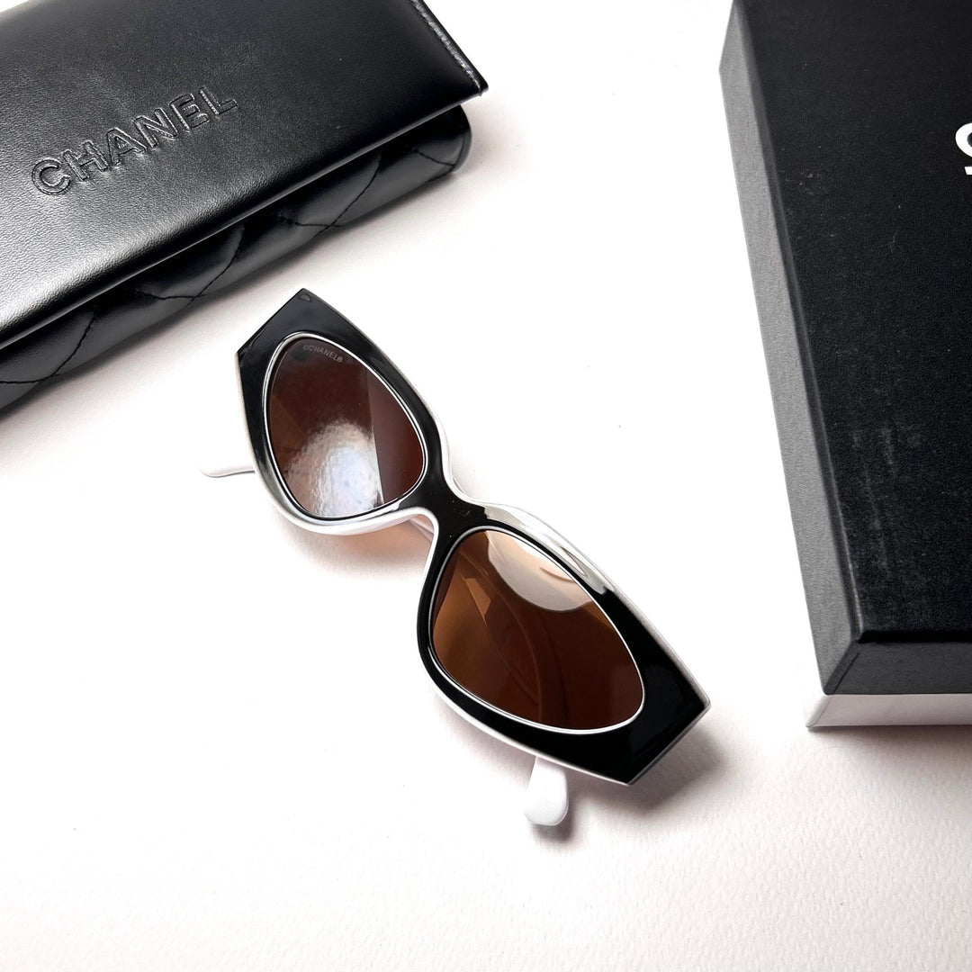Chanel Cat Eye CH6056 - Brown - Giiz store