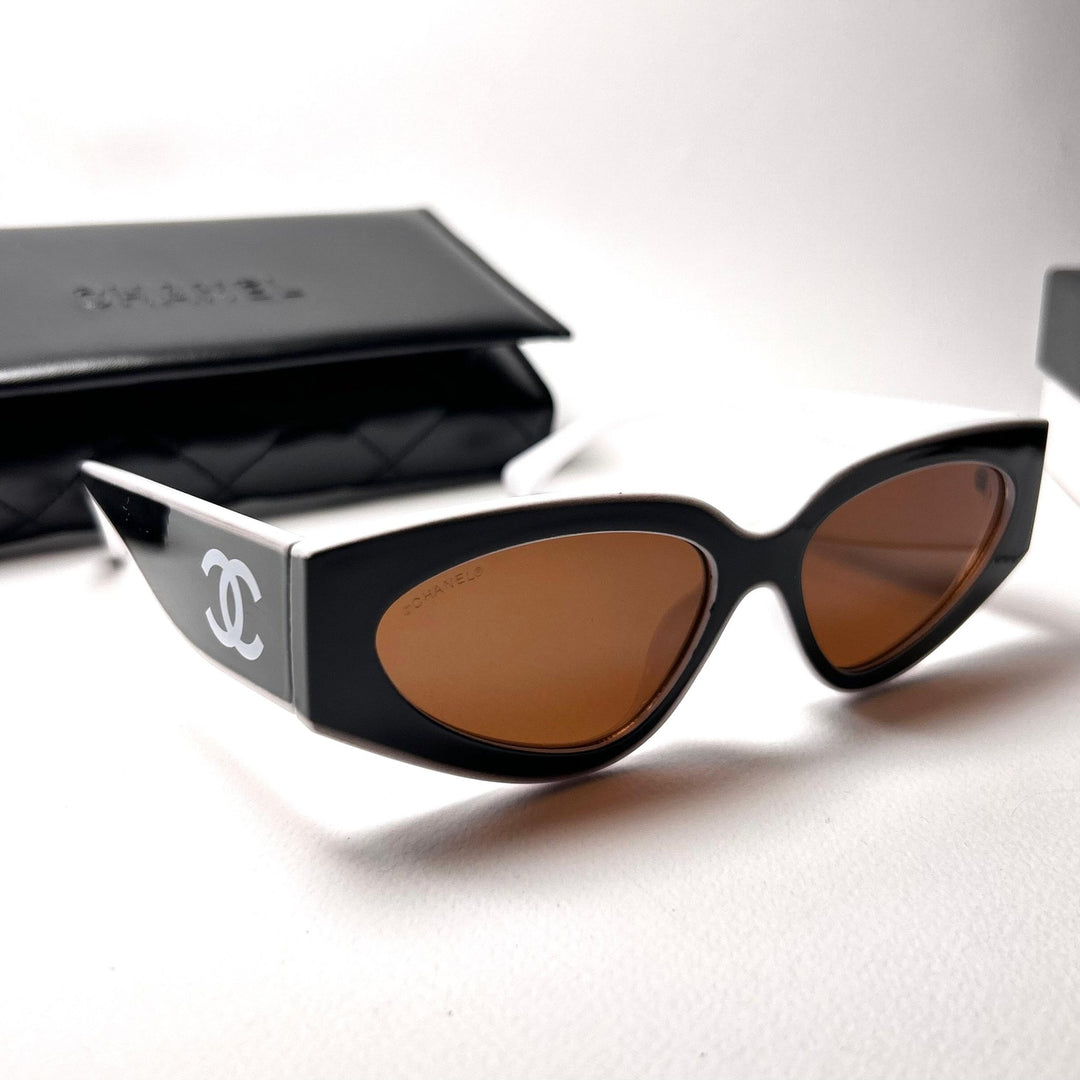 Chanel Cat Eye CH6056 - Brown - Giiz store