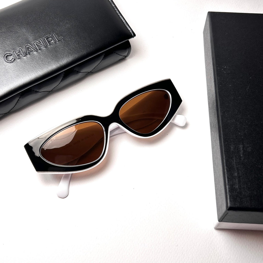 Chanel Cat Eye CH6056 - Brown - Giiz store