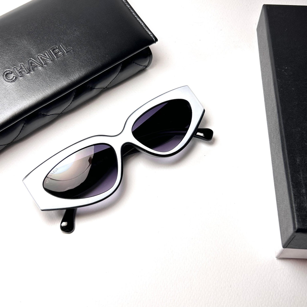 Chanel Cat Eye CH6056 - White n Purple - Giiz store