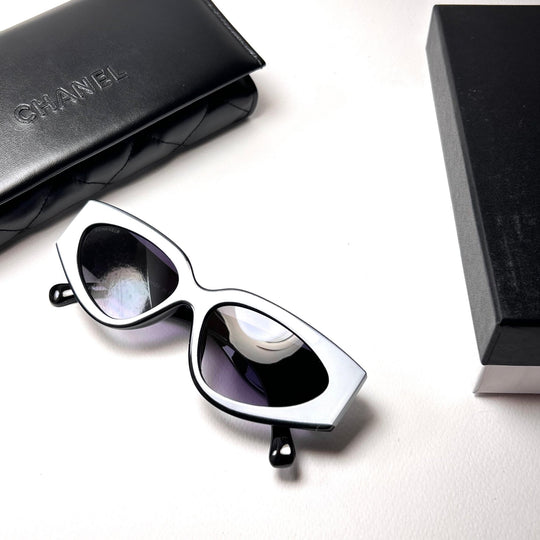 Chanel Cat Eye CH6056 - White n Purple - Giiz store
