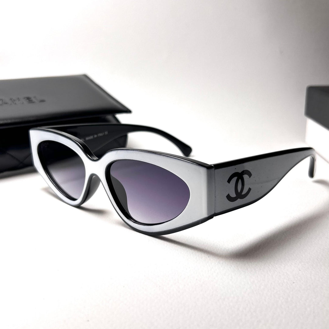 Chanel Cat Eye CH6056 - White n Purple - Giiz store