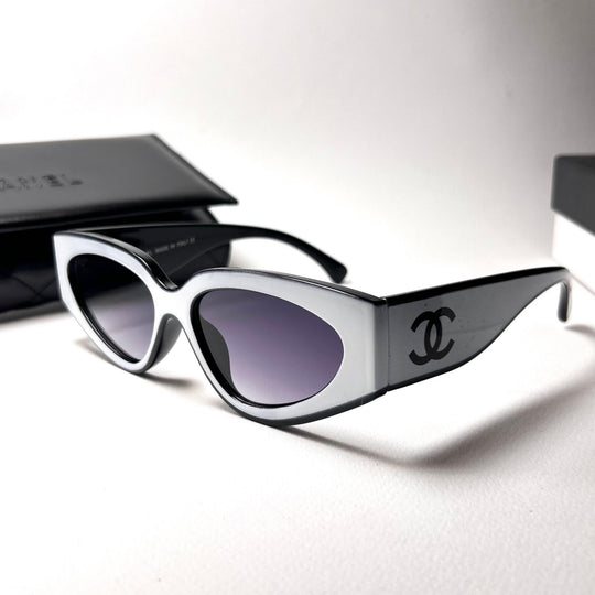 Chanel Cat Eye CH6056 - White n Purple - Giiz store