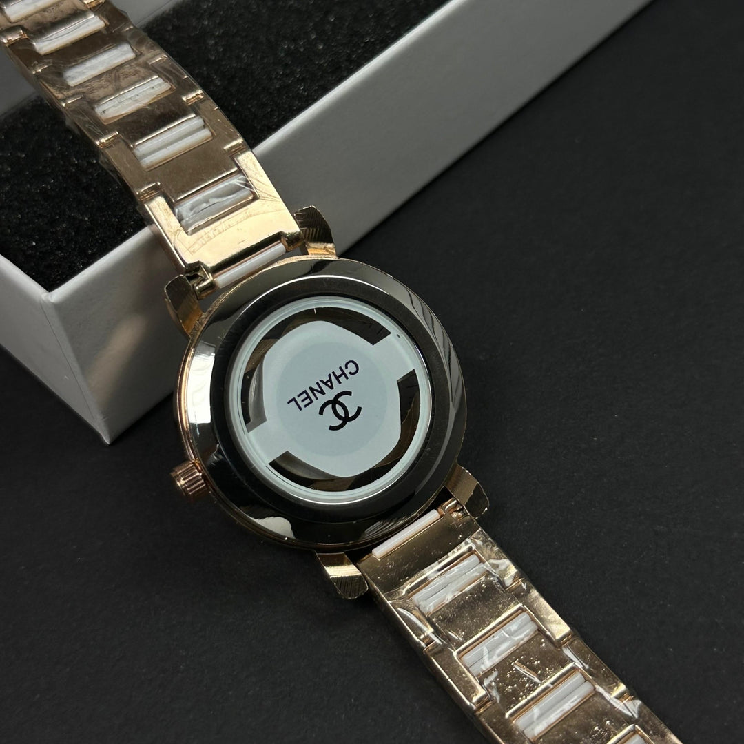 Chanel CC Crystal – Rose Gold White - Giiz store
