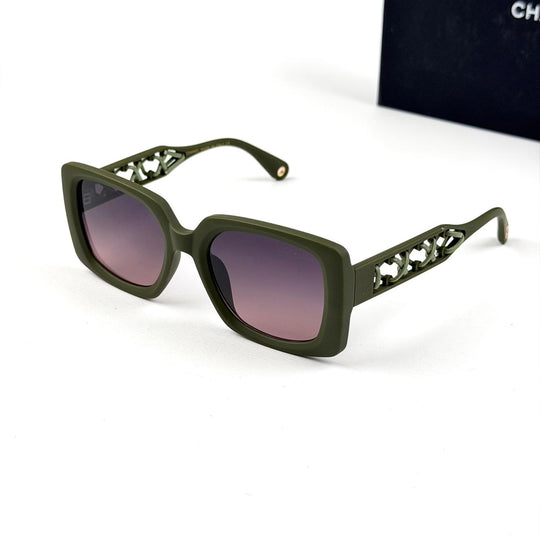 Chanel Sculpted Square - Green Rose - Giiz store