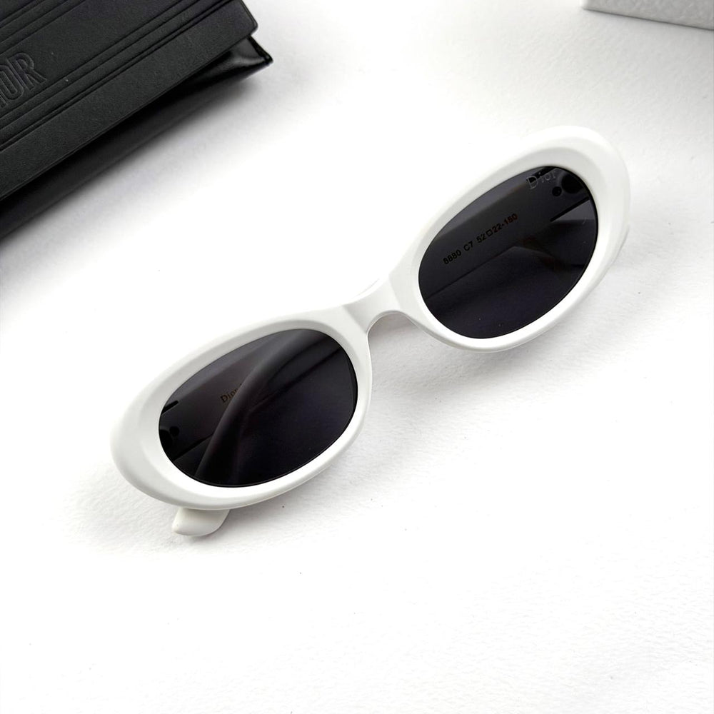 Dior Bold Oval - White - Giiz store