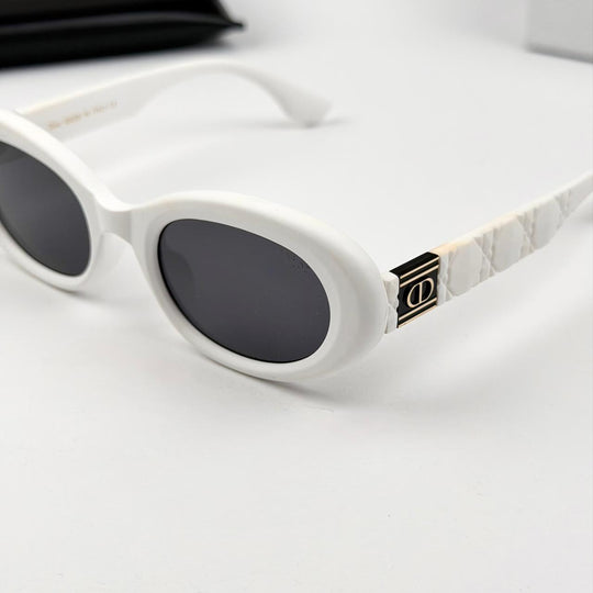 Dior Bold Oval - White - Giiz store