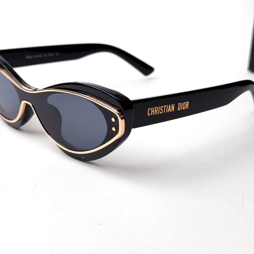 Dior DiorMeteor B1I Cat Eye – Black Gold - Giiz store