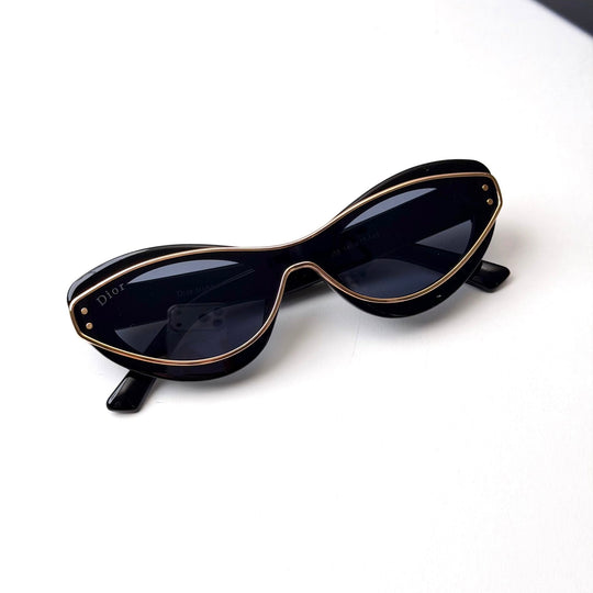 Dior DiorMeteor B1I Cat Eye – Black Gold - Giiz store