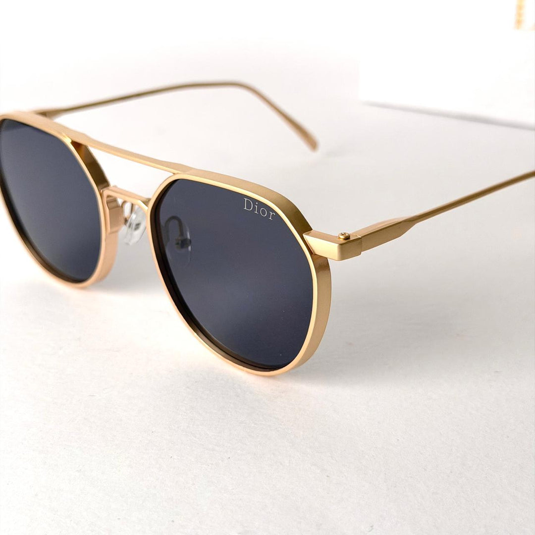 Dior Gold Aviator – Black Lens - Giiz store