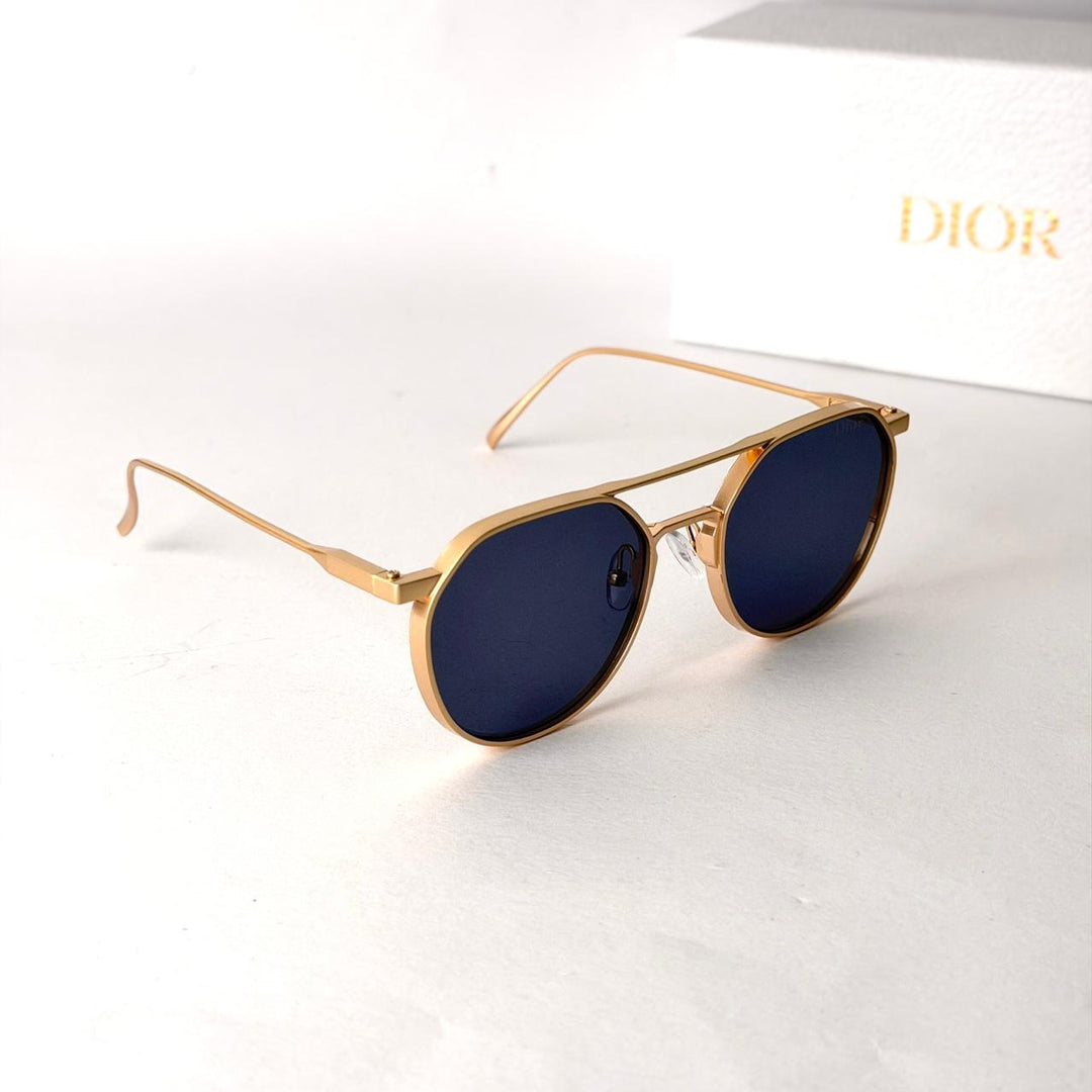 Dior Gold Aviator – Black Lens - Giiz store