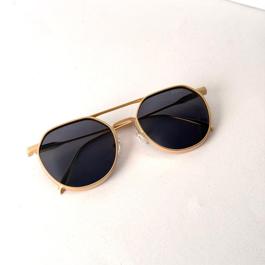 Dior Gold Aviator – Black Lens - Giiz store