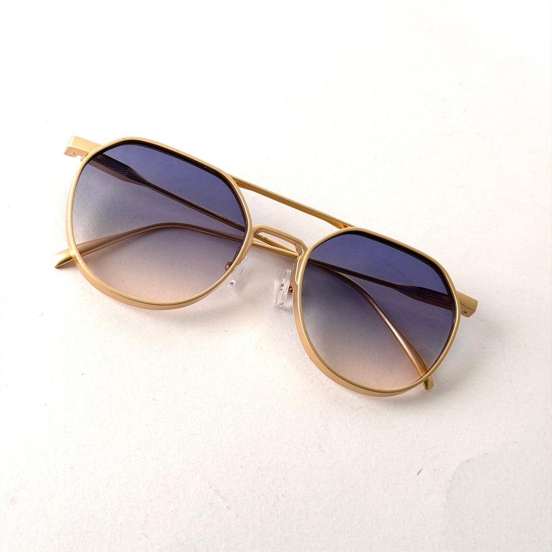 Dior Gold Aviator – Blue Gradient - Giiz store