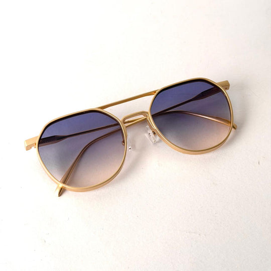 Dior Gold Aviator – Blue Gradient - Giiz store