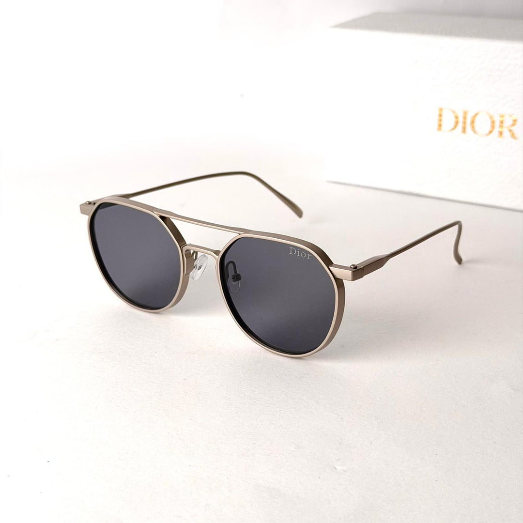 Dior Metal Aviator – Matte Champagne Gold - Giiz store