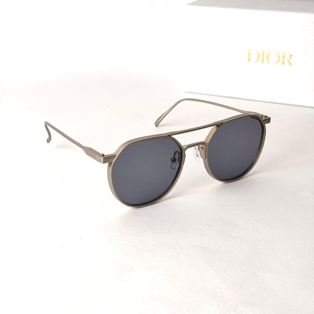 Dior Metal Aviator – Matte Champagne Gold - Giiz store