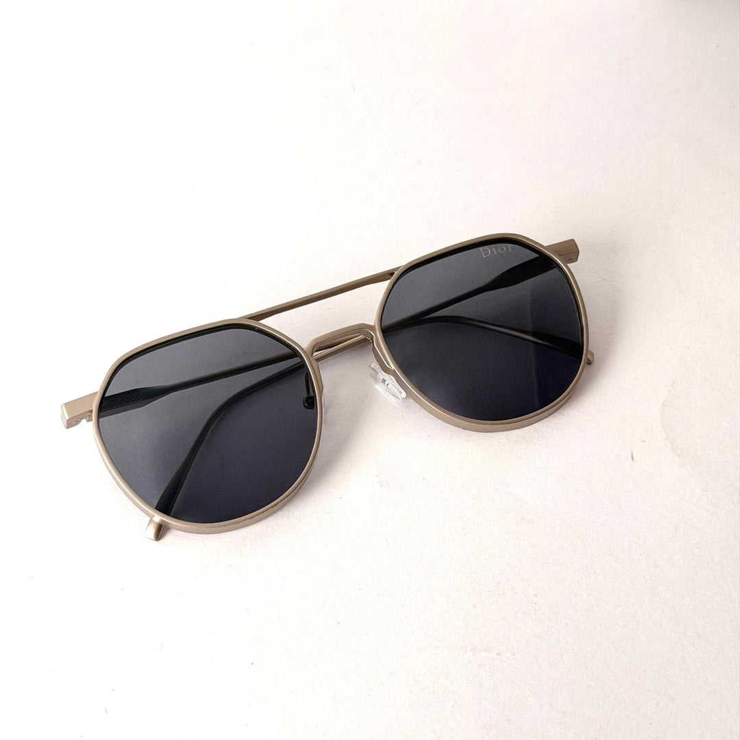Dior Metal Aviator – Matte Champagne Gold - Giiz store