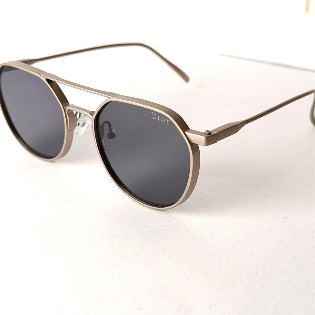 Dior Metal Aviator – Matte Champagne Gold - Giiz store