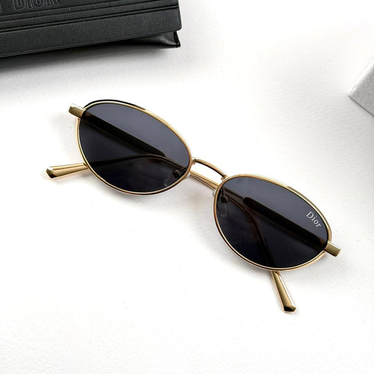 Dior Oval Cannage R1U B0A1 - Golden Black - Giiz store