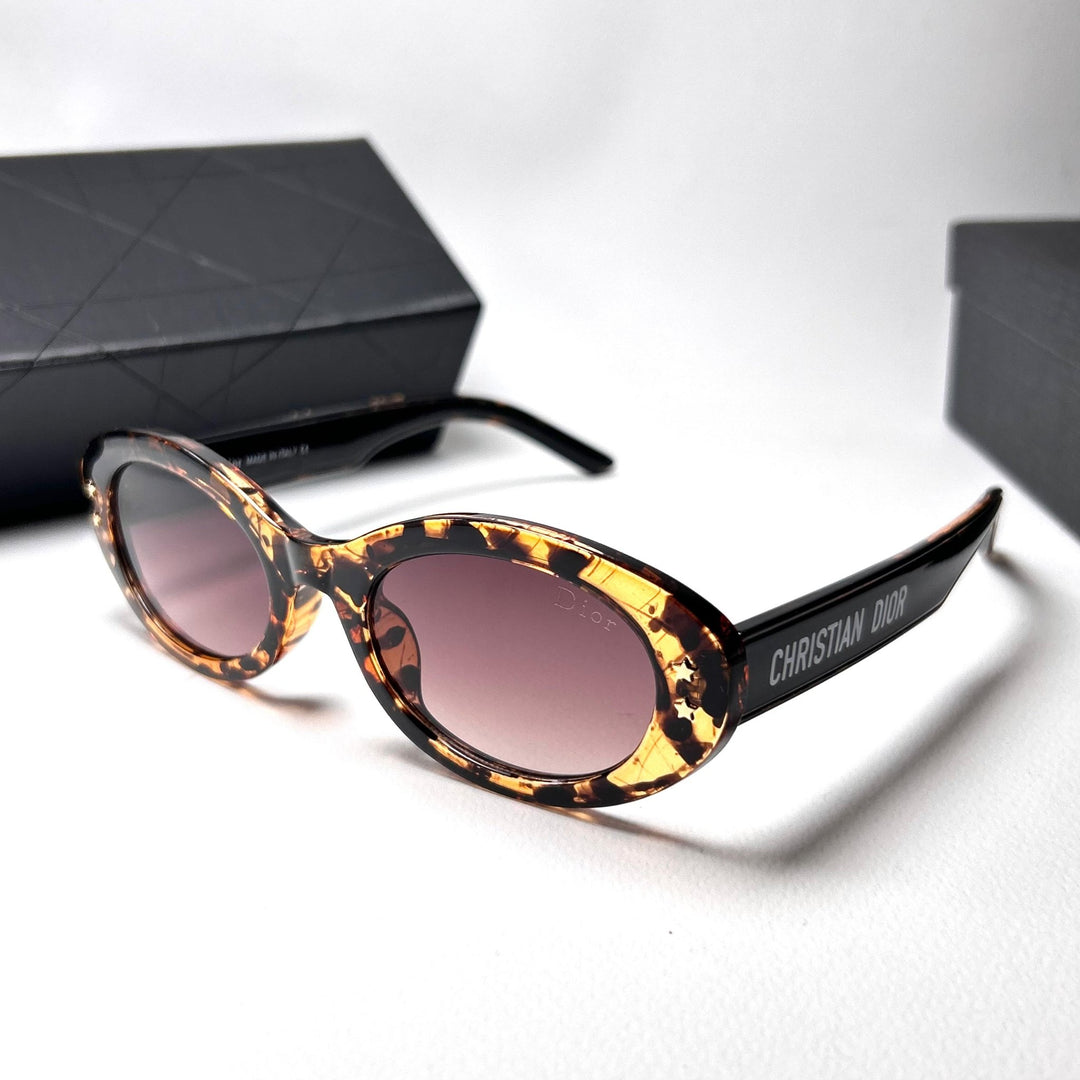 Dior Pacific B4F Oval – Havana Brown - Giiz store