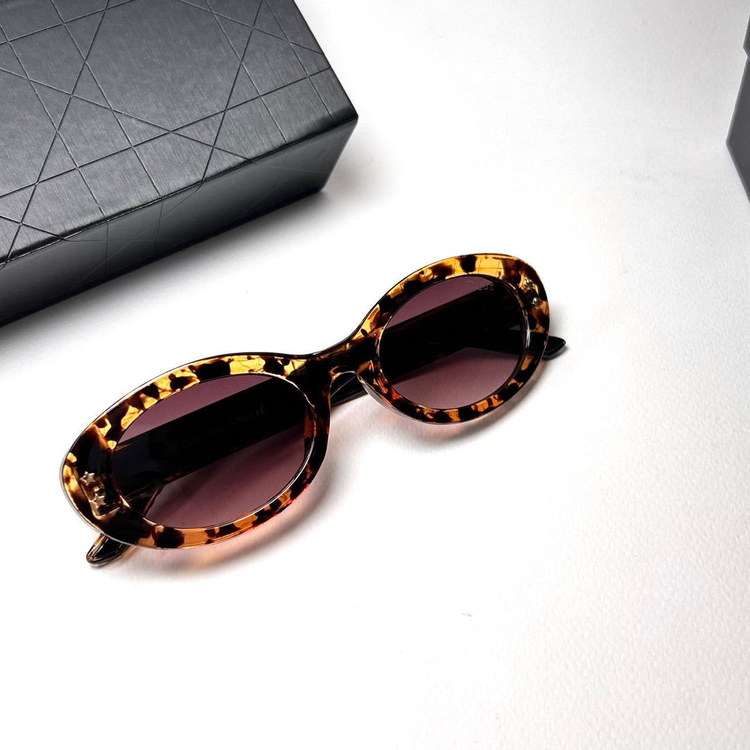 Dior Pacific B4F Oval – Havana Brown - Giiz store