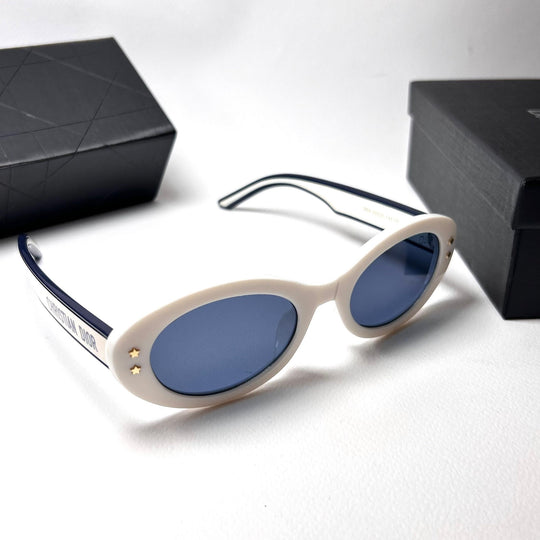 Dior Pacific B4F Oval – White Blue - Giiz store