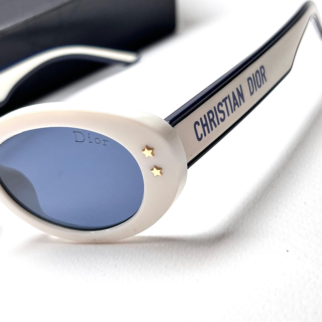 Dior Pacific B4F Oval – White Blue - Giiz store