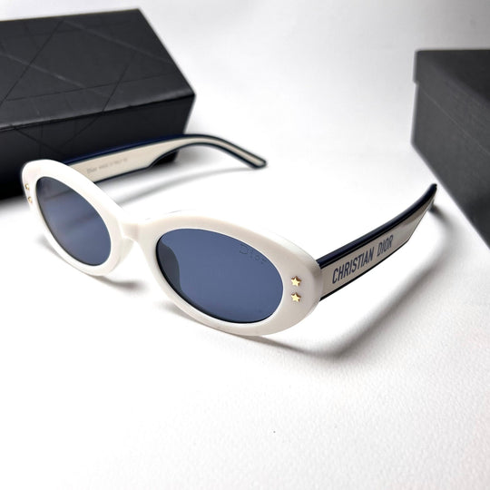 Dior Pacific B4F Oval – White Blue - Giiz store