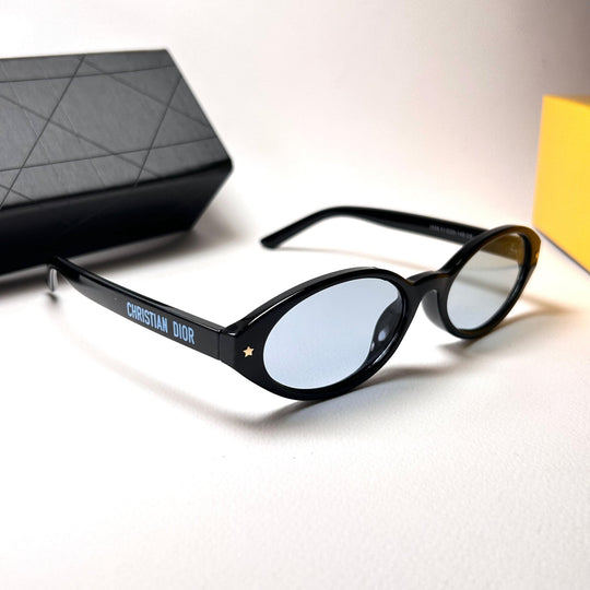 Dior Pacific Oval R1F - Black n Blue - Giiz store