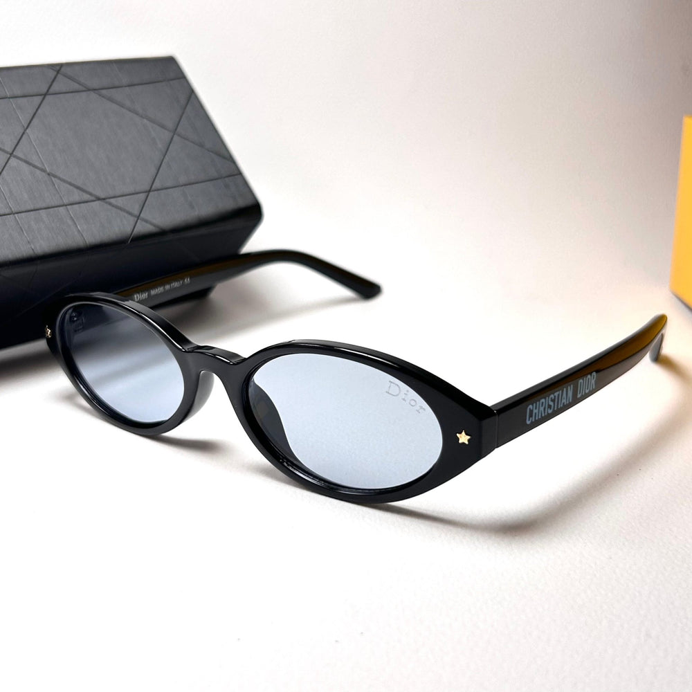 Dior Pacific Oval R1F - Black n Blue - Giiz store