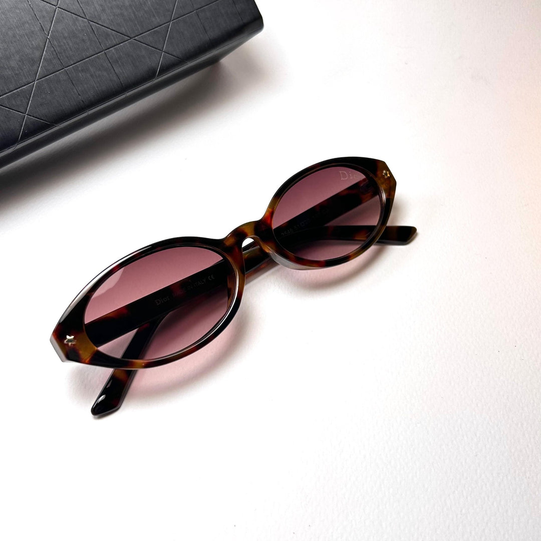 Dior Pacific Oval R1F - Brown Tortoiseshell - Giiz store