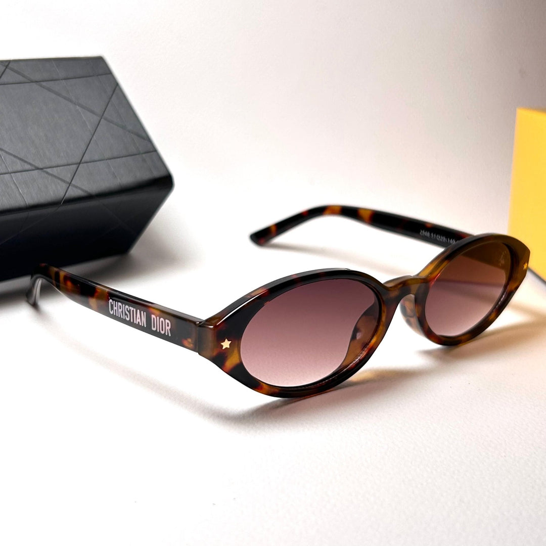 Dior Pacific Oval R1F - Brown Tortoiseshell - Giiz store