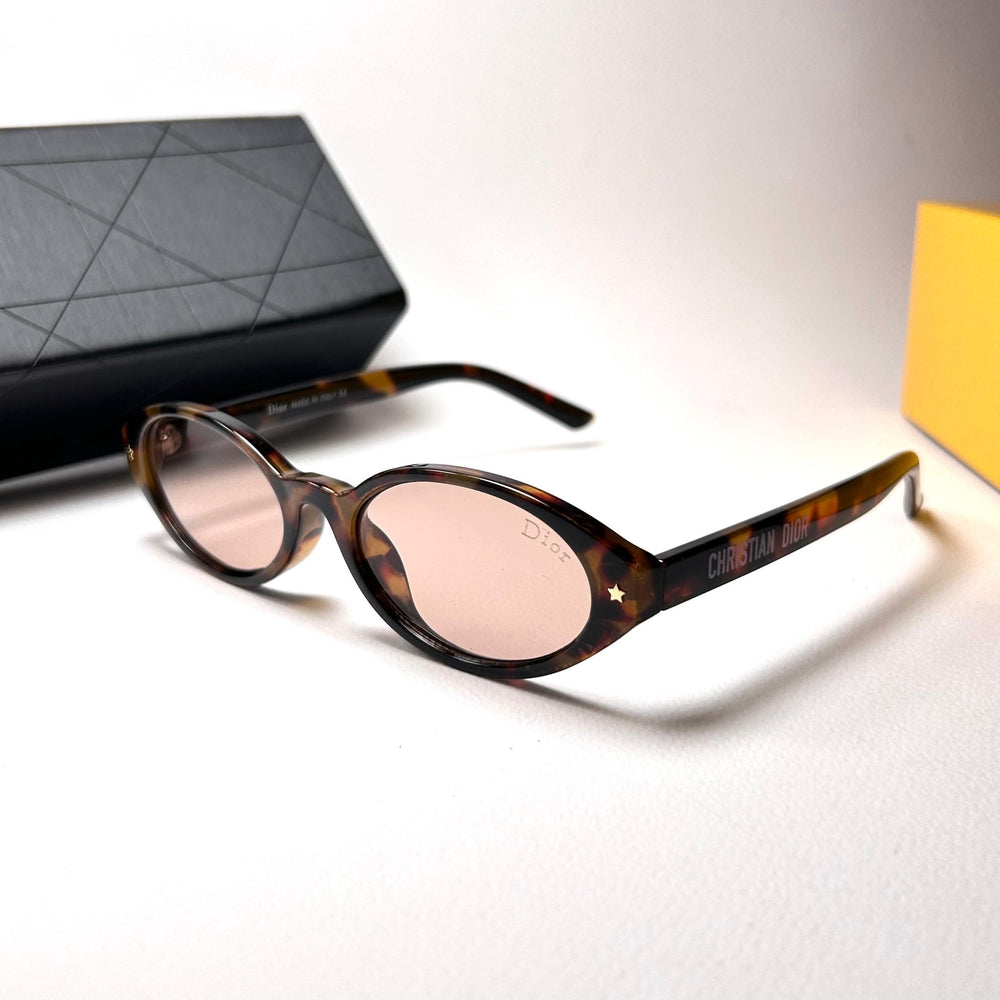 Dior Pacific Oval R1F - Peach Tortoiseshell - Giiz store