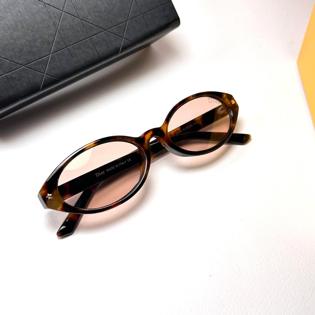Dior Pacific Oval R1F - Peach Tortoiseshell - Giiz store