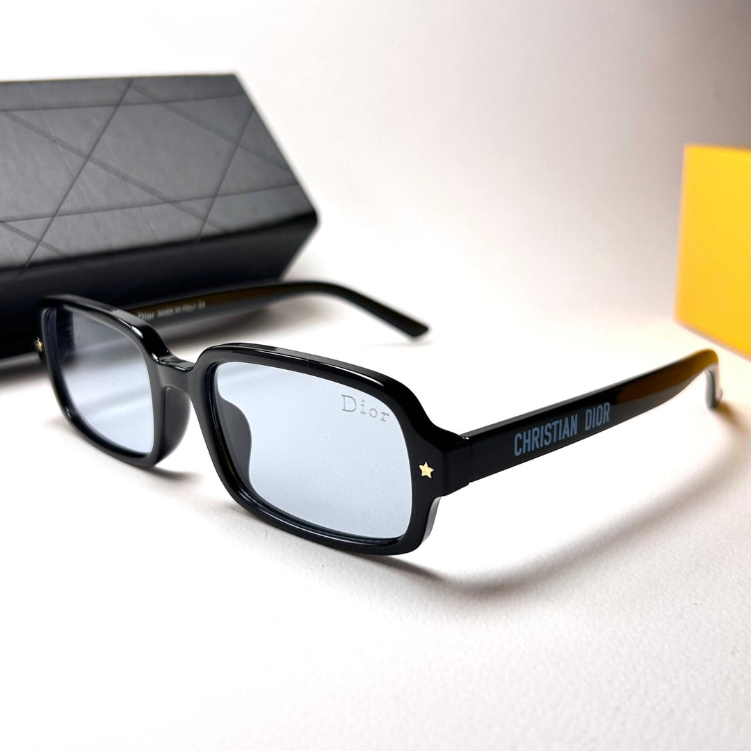 Dior Pacific Rectangular S3F – Black n Blue - Giiz store