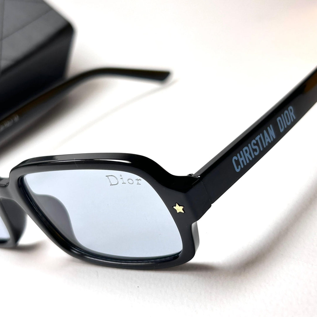 Dior Pacific Rectangular S3F – Black n Blue - Giiz store